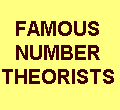 Biographies of famous Number Theorists